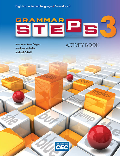 Grammar Steps Secondary 3 - Activity Book, print version + Students access, Web 1 year (Postal delivery)