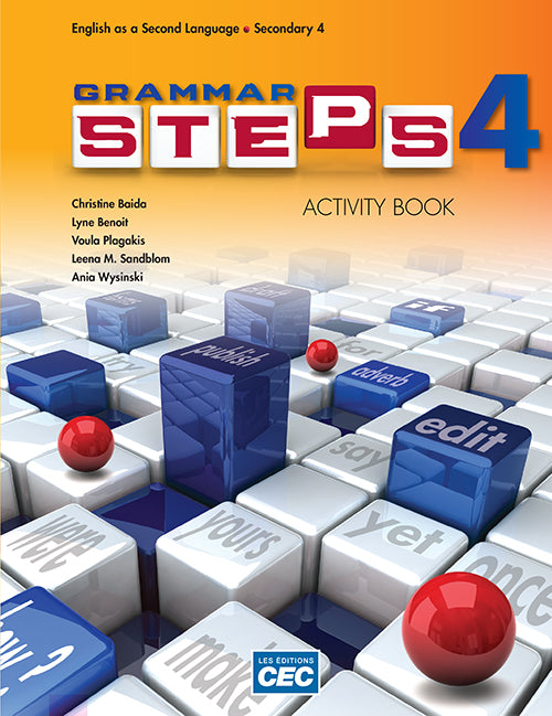 Grammar Steps Secondary 4 - Activity Book - Students access, web 1 year (Postal delivery)