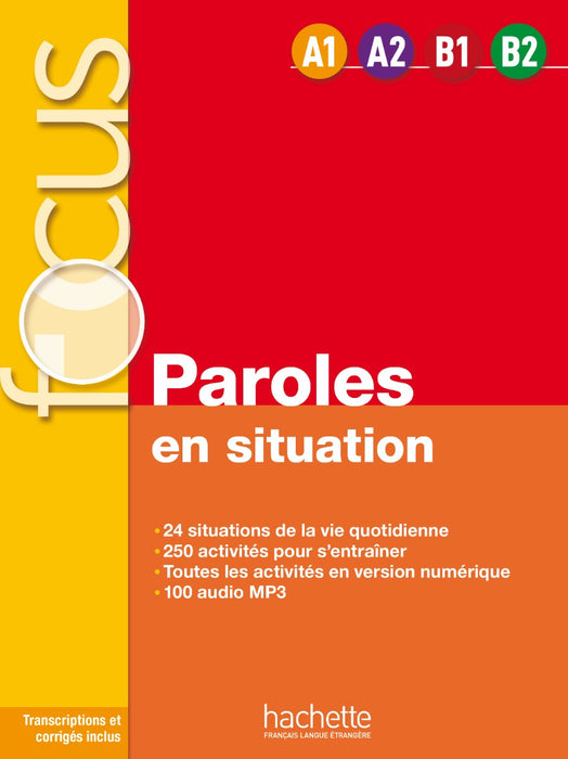 Focus Paroles en situation + CD audio + Parcours digital