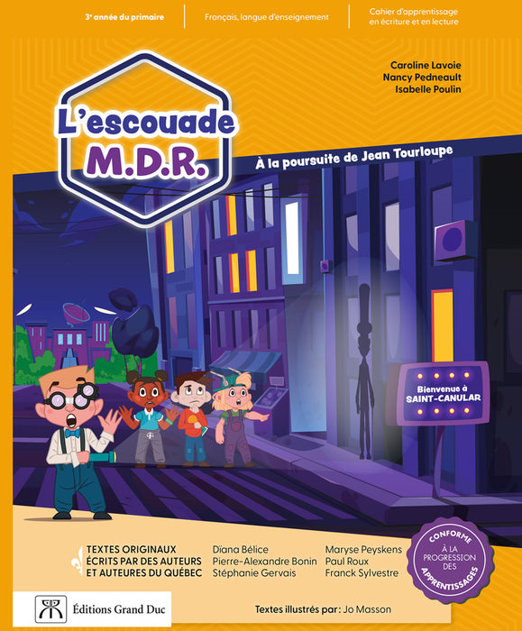 L'escouade M.D.R. 3e année - Guide d'enseignement - Accès enseignant, Web 1 an