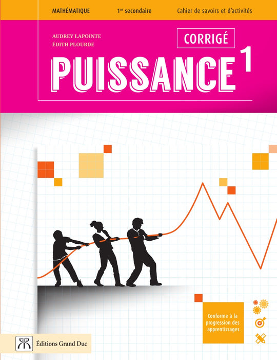 Puissance 1re secondaire - Guide-corrigé du cahier - Web 1 an (livraison électronique)