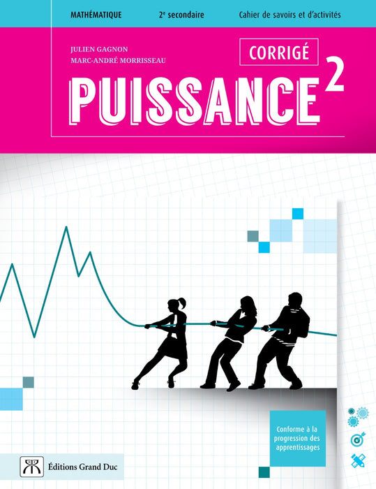 Puissance 2e secondaire - Guide-corrigé du cahier - Web 1 an (livraison électronique)