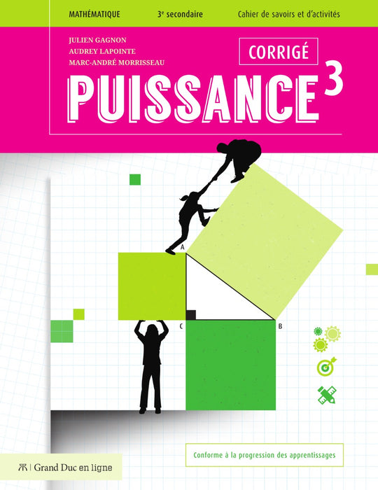 Puissance 3e secondaire - Guide-corrigé du cahier - Web 1 an (livraison électronique)
