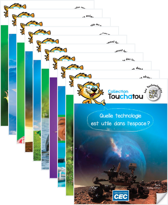 Touchatou 2e année - Série de 10 livrets (incluant le guide) - Accès enseignants, Web 5 ans (Livraison électronique)