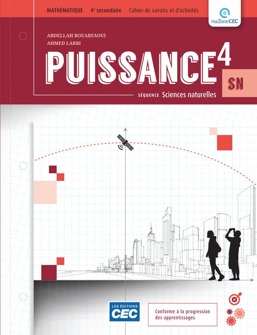 Puissance 4e secondaire SN - Cahier de savoirs et d'activités - Web 1 an + exercices interactifs (livraison électronique)                                               