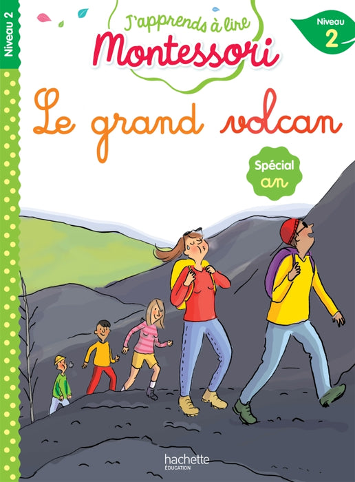 J'apprends à lire Montessori | Niveau 2 - Le grand volcan