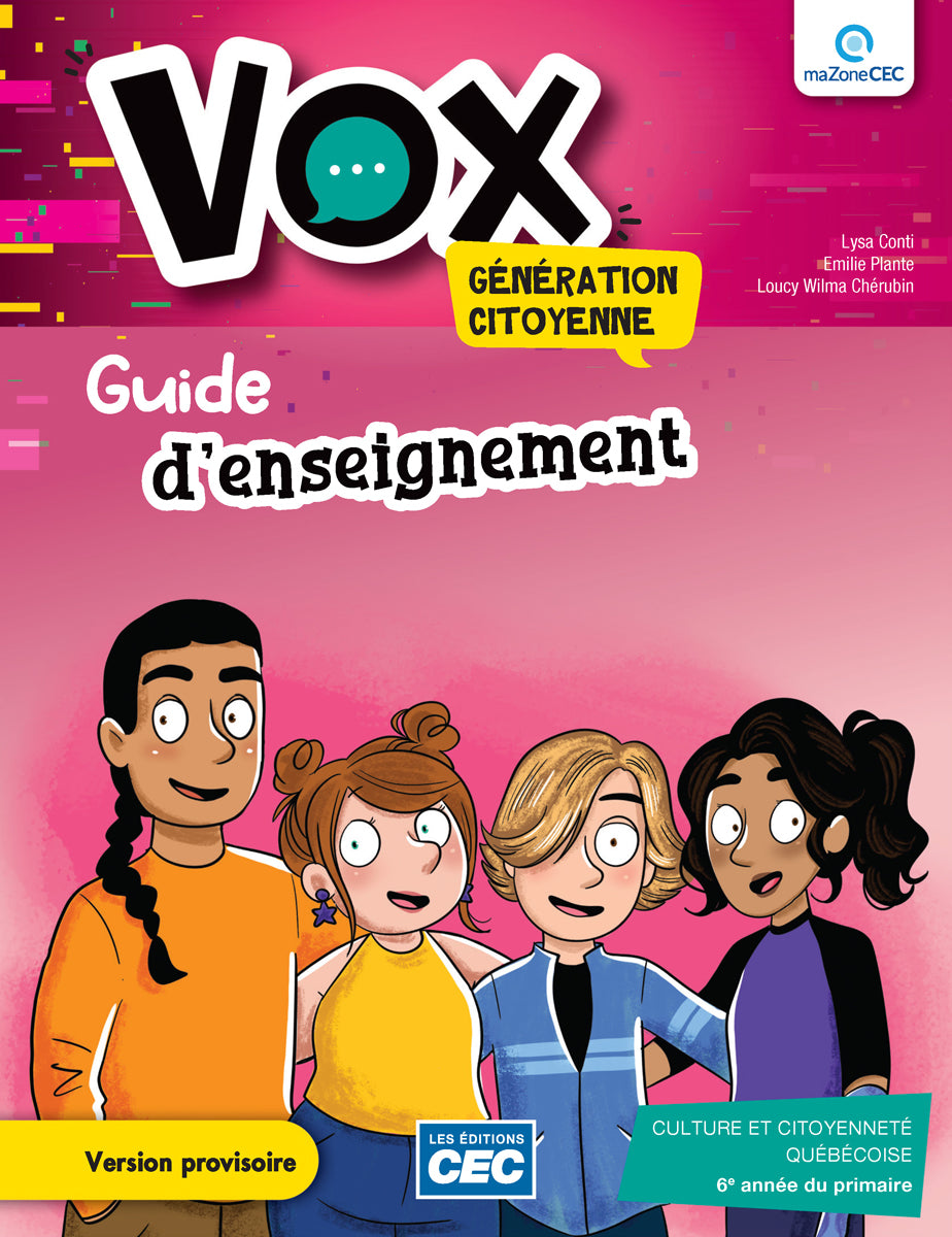 everyday6 冊子 Vox - CCQ - 5e et 6e année — Les Éditions CEC