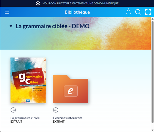 La grammaire ciblée - Numérique