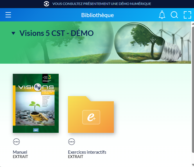 Visions - 5e secondaire