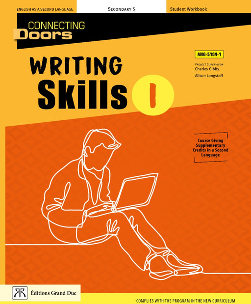 Connecting doors Writing skills - ANG-5104-1 - Student workbook secondary 5 (print version + 1-year web access )                                 