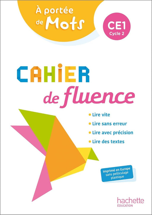 À portée de mots (HE) CE1 - Cahier de fluence - Cahier élève            