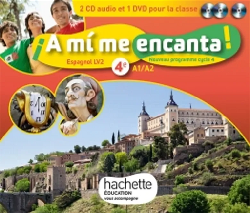 A mi me encanta ! (HE) Espagnol, cycle 4 / 4e - LV2 - Coffret CD/DVD classe, Éd. 2017                                                                 
