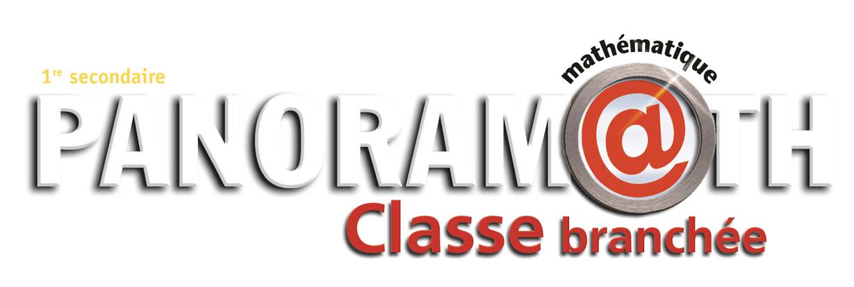 Panoramath 2e secondaire - Exercices interactifs B, 2e Ed. - Accès Web 1 an (Livraison postale)                                                 