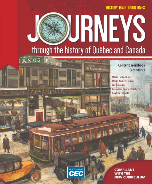 Journeys Secondary 4 - Workbook (Reference Booklet and Timeline included) - Students access, Web 1 year (Postal delivery)                       