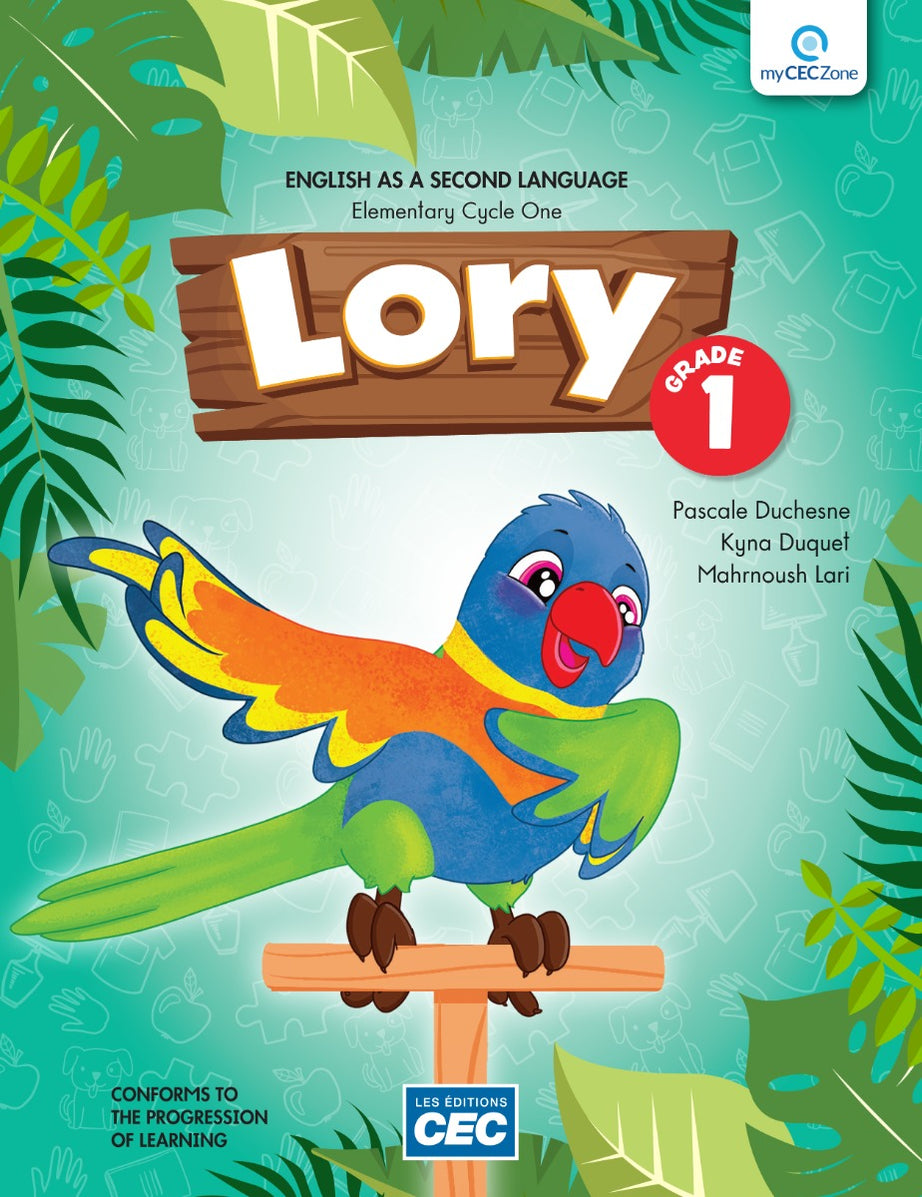 Lory0 LORY - English as a second language - Grade 1 and 2 — Les Éditions CEC