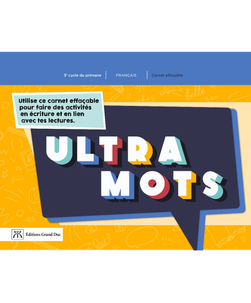 Mini TNI Français 3e cycle - Ultra mots - Carnet effaçable - Version à projeter, Web 1 AN                                                       