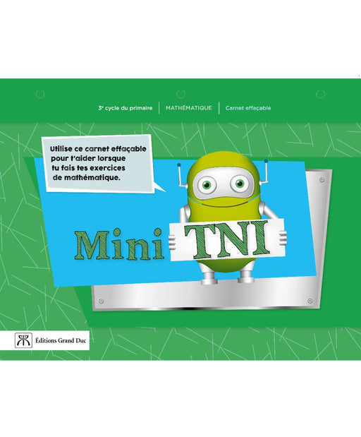 Mini TNI 3e cycle - Mathématiques - Carnet effaçable autonome           