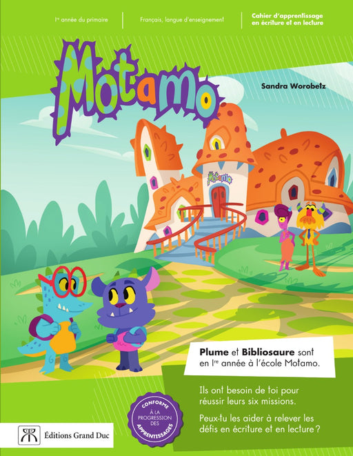 Motamo 1re année - Cahier d'apprentissage (Incluant le Carnet des savoirs et le Carnet effaçable) (incluant la version numérique via l'accès enseignant)