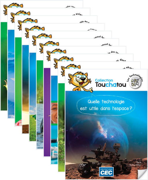 Touchatou 2e année - Série de 10 livrets (incluant le guide - Accès enseignant, Web 5 ans)                                                      