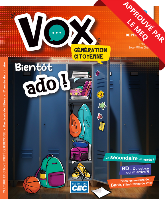 everyday6 冊子 Vox - CCQ - 5e et 6e année — Les Éditions CEC